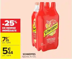Carrefour Schweppes Agrumes offre
