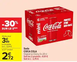 Carrefour Coca-Cola Soda offre