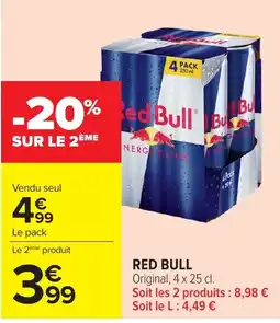 Carrefour Red Bull offre