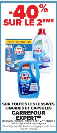 Carrefour Expert lessive offre