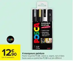 Carrefour POSCA marqueurs peinture offre