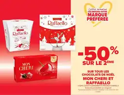 Carrefour Mon cheri et ferrero offre