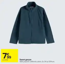 Carrefour Le sweat offre