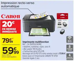 Carrefour Canon Imprimante multifonction offre