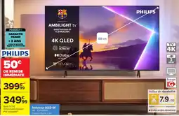 Carrefour PHILIPS Téléviseur QLED 4K offre