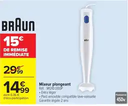 Carrefour BRAUN Mixeur plongeant offre