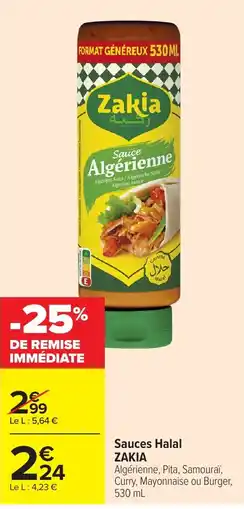 Carrefour Zakia Sauce Algérienne offre