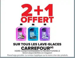 Carrefour Carrefour Lave-glace offre