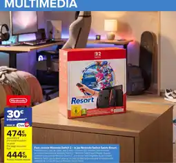 Carrefour Nintendo Switch 2 + Nintendo Switch Sports Resort offre