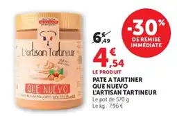 Super U L'artisan Tartineur Pate a Tartiner Que Nuevo offre