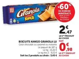 Super U LU Granola Kango offre