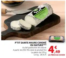 Super U P'TIT SAINTE MAURE offre