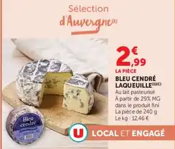Super U Bleu cendré Laqueuille offre