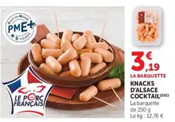 Super U Knacks d'Alsace Cocktail offre