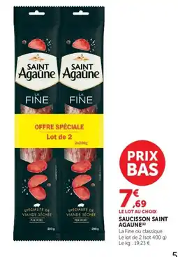 Hyper U SAUCISSON SAINT AGAUNE offre