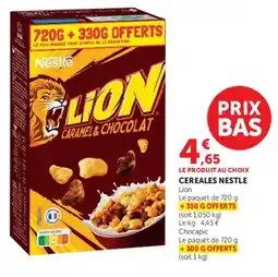 Hyper U Nestlé Lion Caramel & Chocolat offre