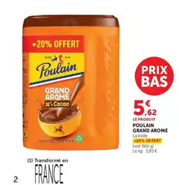 Hyper U Poulain Grand Arome offre