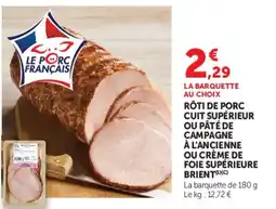 U Express Le Porc Français offre