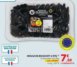 Hyper U MOULES DE BOUCHOT U STG offre