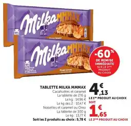Hyper U Milka MMMAX offre