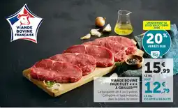 Hyper U Viande Bovine Faux Filet à Griller offre