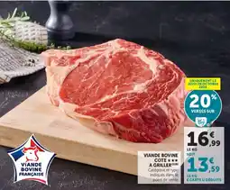 Hyper U Viande Bovine Française Cote à Griller offre