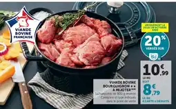 Hyper U Viande Bovine Bourguignon A Mijoter offre