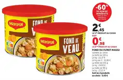 Hyper U Maggi Fond de Veau offre