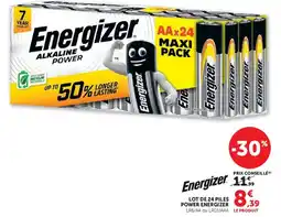 Hyper U Energizer Piles offre
