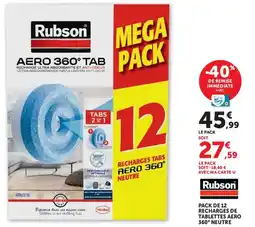 Hyper U Rubson AERO 360° TAB offre