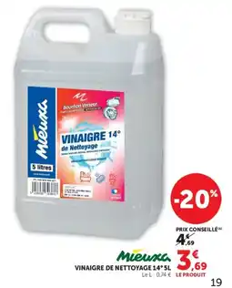 Hyper U MieuXa Vinaigre de Nettoyage offre