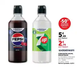 Hyper U sodastream concentré offre