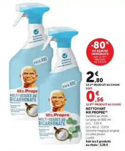 Hyper U Mr. Propre Multi-usages au bicarbonate offre