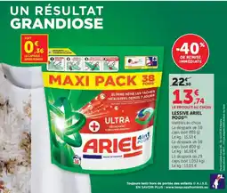 Hyper U Ariel Lessive Pods offre