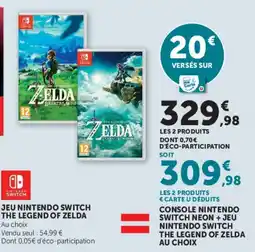 Hyper U Nintendo Switch The Legend of Zelda offre