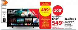 Hyper U SAMSUNG TÉLÉVISEUR 55" MINI LED 4K offre