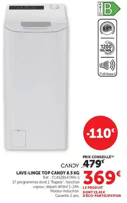 Hyper U CANDY LAVE-LINGE TOP offre