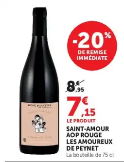 U Express HENRI BONNEUVE SAINT-AMOUR offre