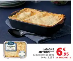 U Express Briau Lasagne au thon offre