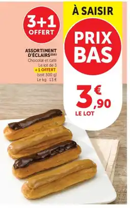 U Express ASSORTIMENT D'ÉCLAIRS offre