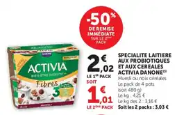 U Express ACTIVIA MUESLI offre