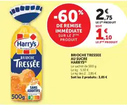 U Express Harrys Brioches Tressée offre