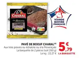 U Express CHARAL PAVÉ DE BOEUF offre