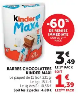 U Express Kinder Maxi offre