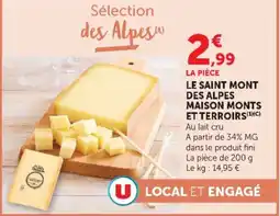U Express LE SAINT MONT DES ALPES offre
