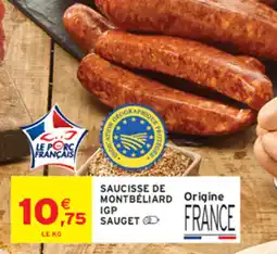 Intermarché Saucisse de Montbéliard IGP Sauget offre
