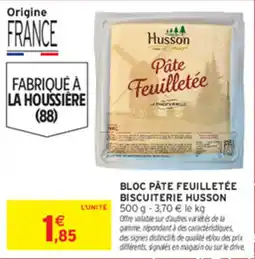 Intermarché Husson Pâte Feuilletée offre