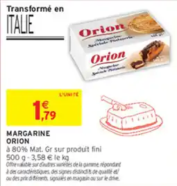 Intermarché Orion Margarine Spéciale Pâtisserie offre