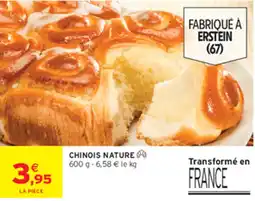 Intermarché CHINOIS NATURE offre