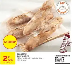 Intermarché BAGUETTE RUSTIQUE offre